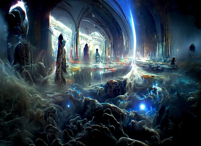 an spectral astral corridor, by Alexander Jansson, Dariusz Z...