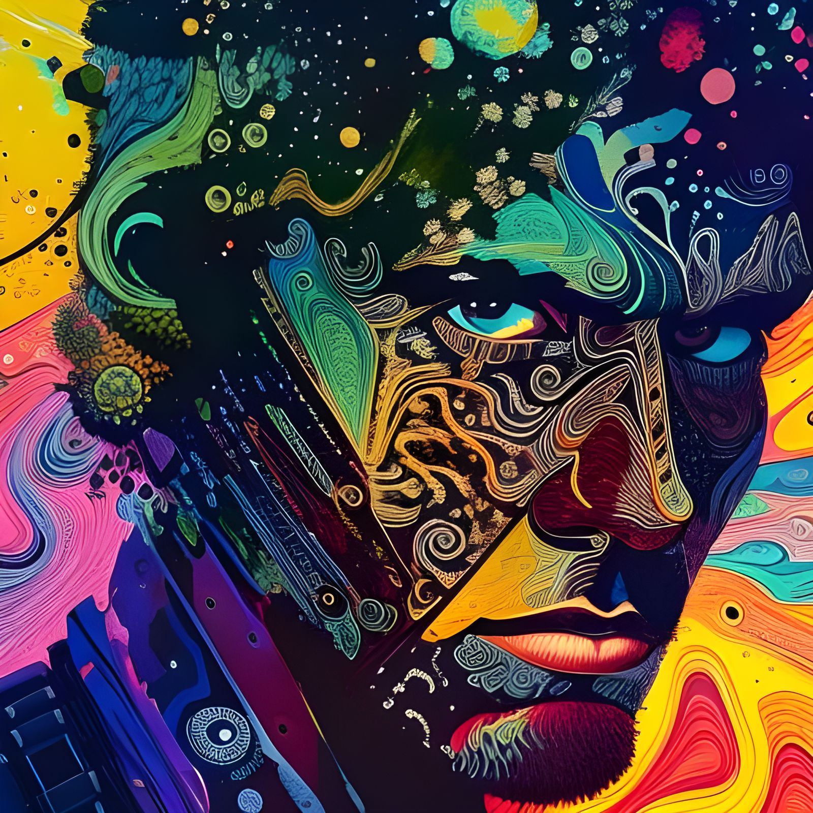 portrait of Han Solo