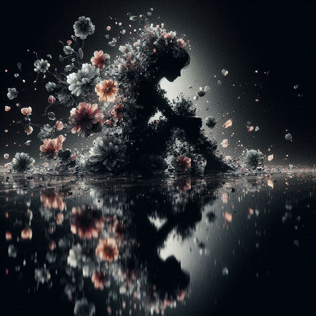 The decay beneath the cheerful face  by @Luna