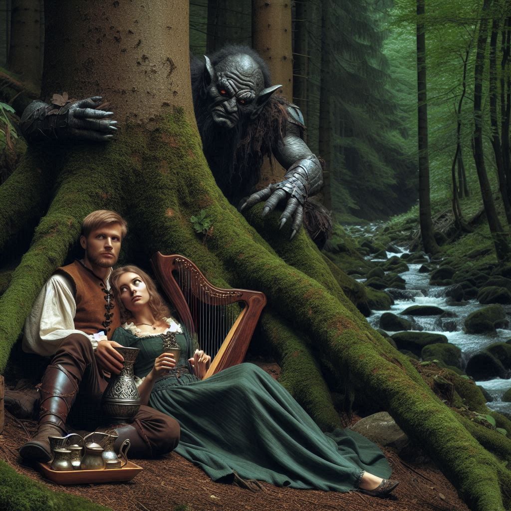 a "hidebehind" of American folklore in medieval Ireland