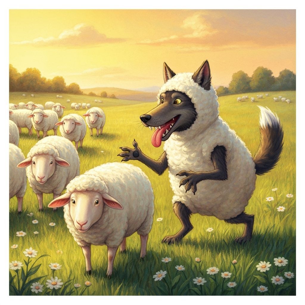 Wolf in Sheep's Clothing  by @Lilac Valley