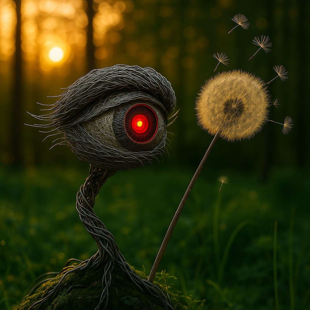 tap into wired & twisted eyeball sculpture