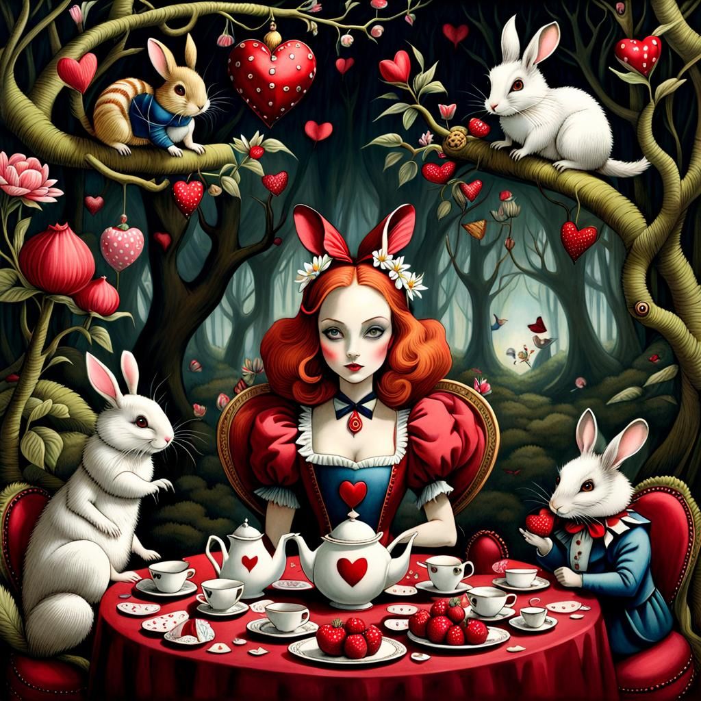 Alice in wonderland tea party