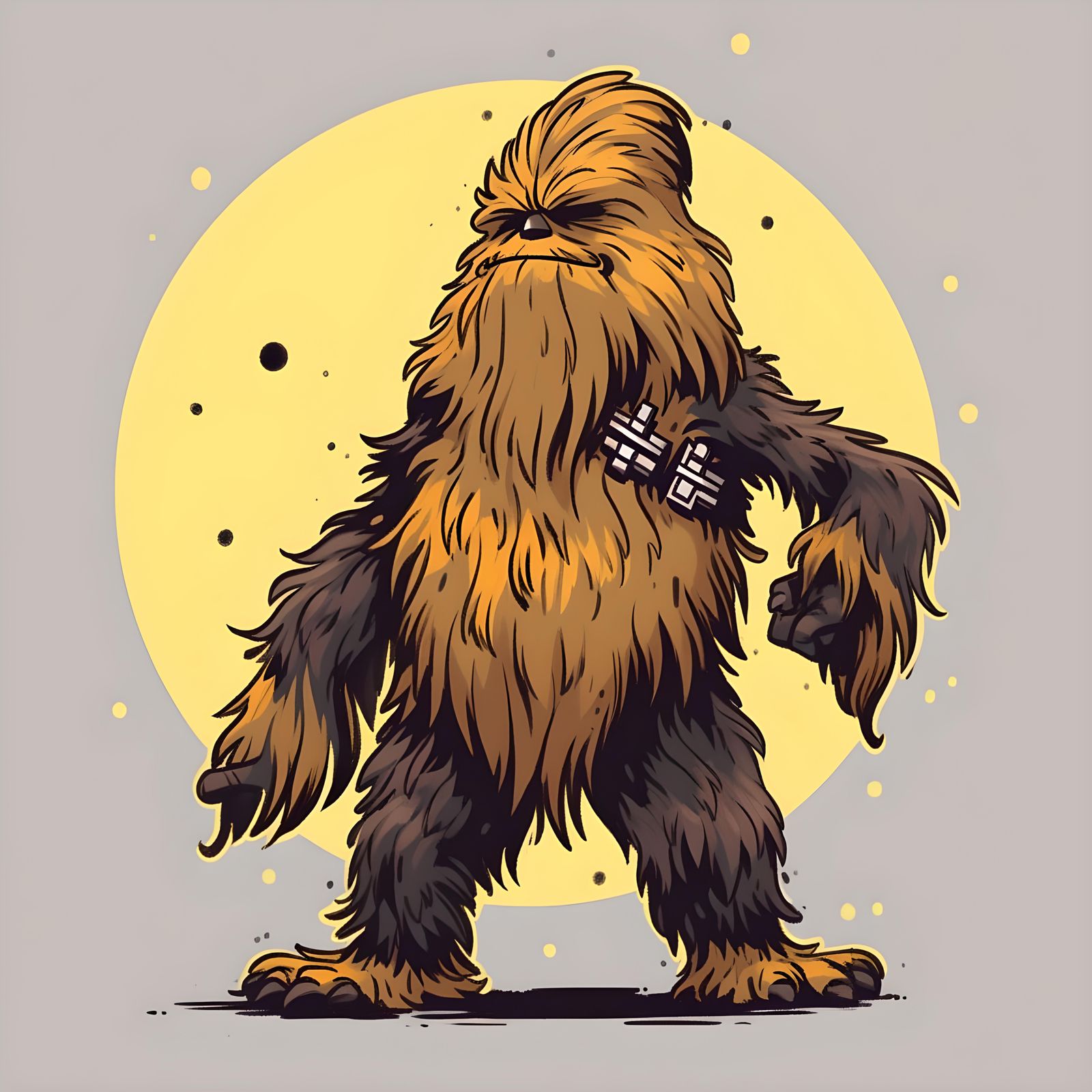 Chewie is proud to be the best boy.