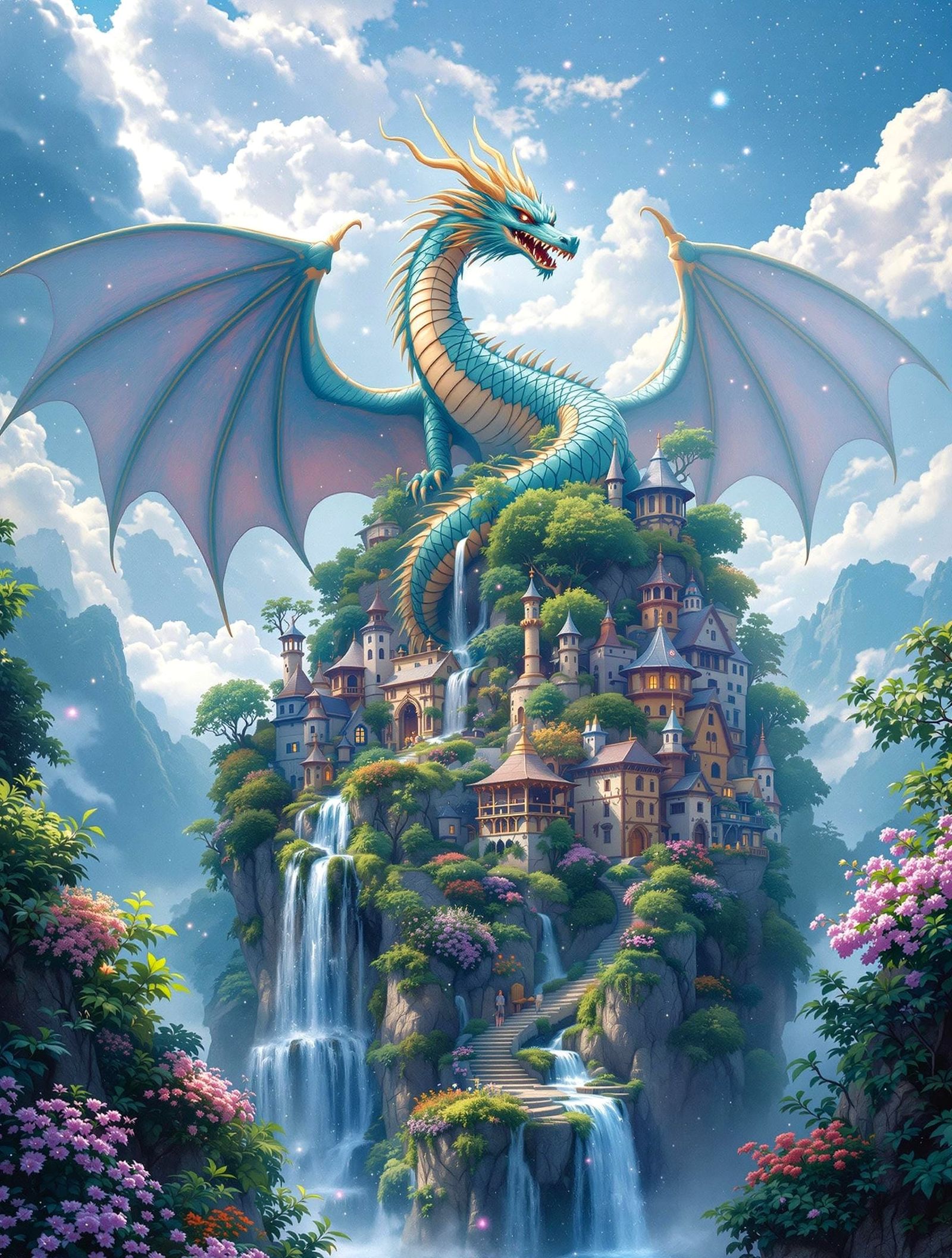 Fantasy world   by @Mishu77