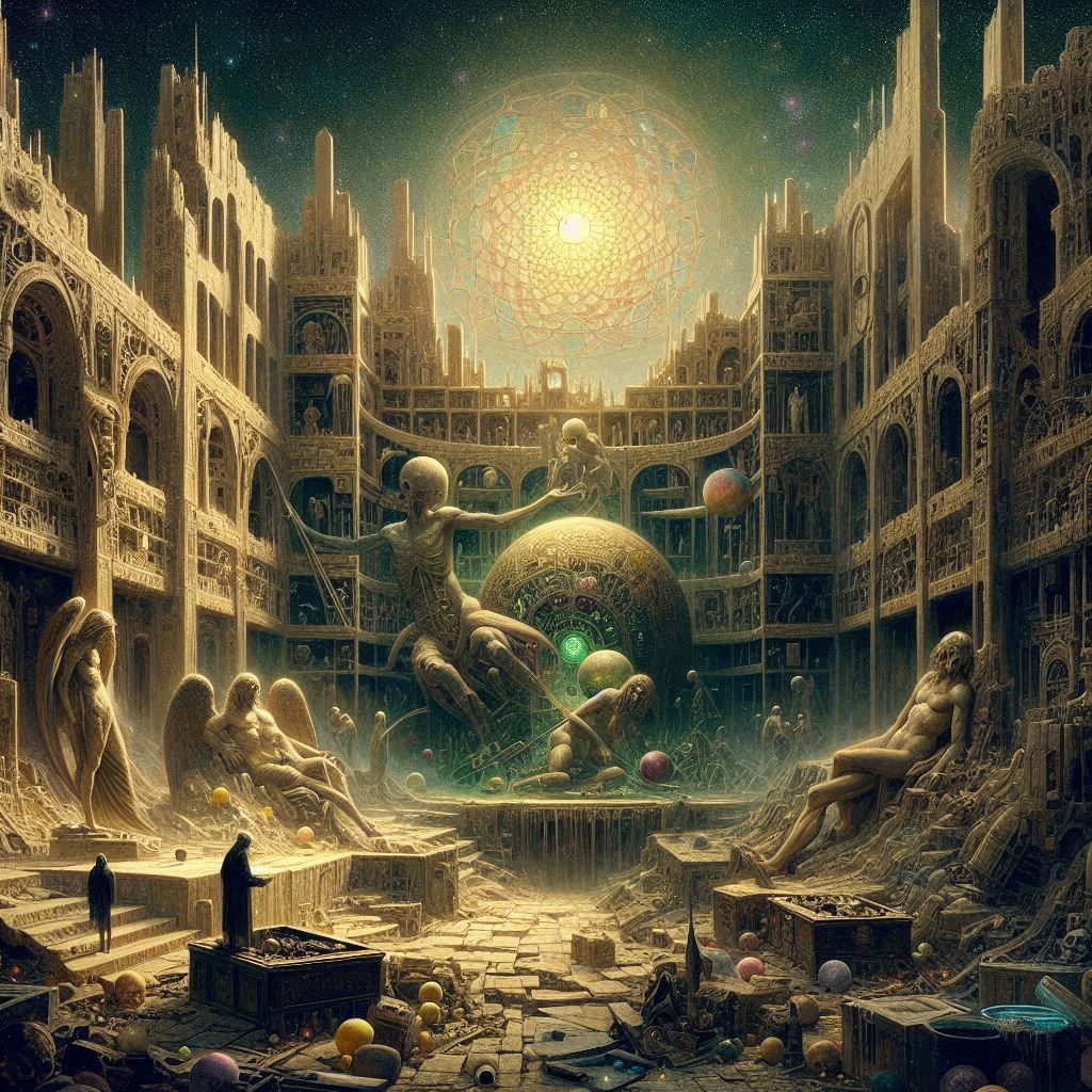 And in the end, who will remain? The ruins of a world in vain. A final gasp, a quiet scream— The death of man, the end o...