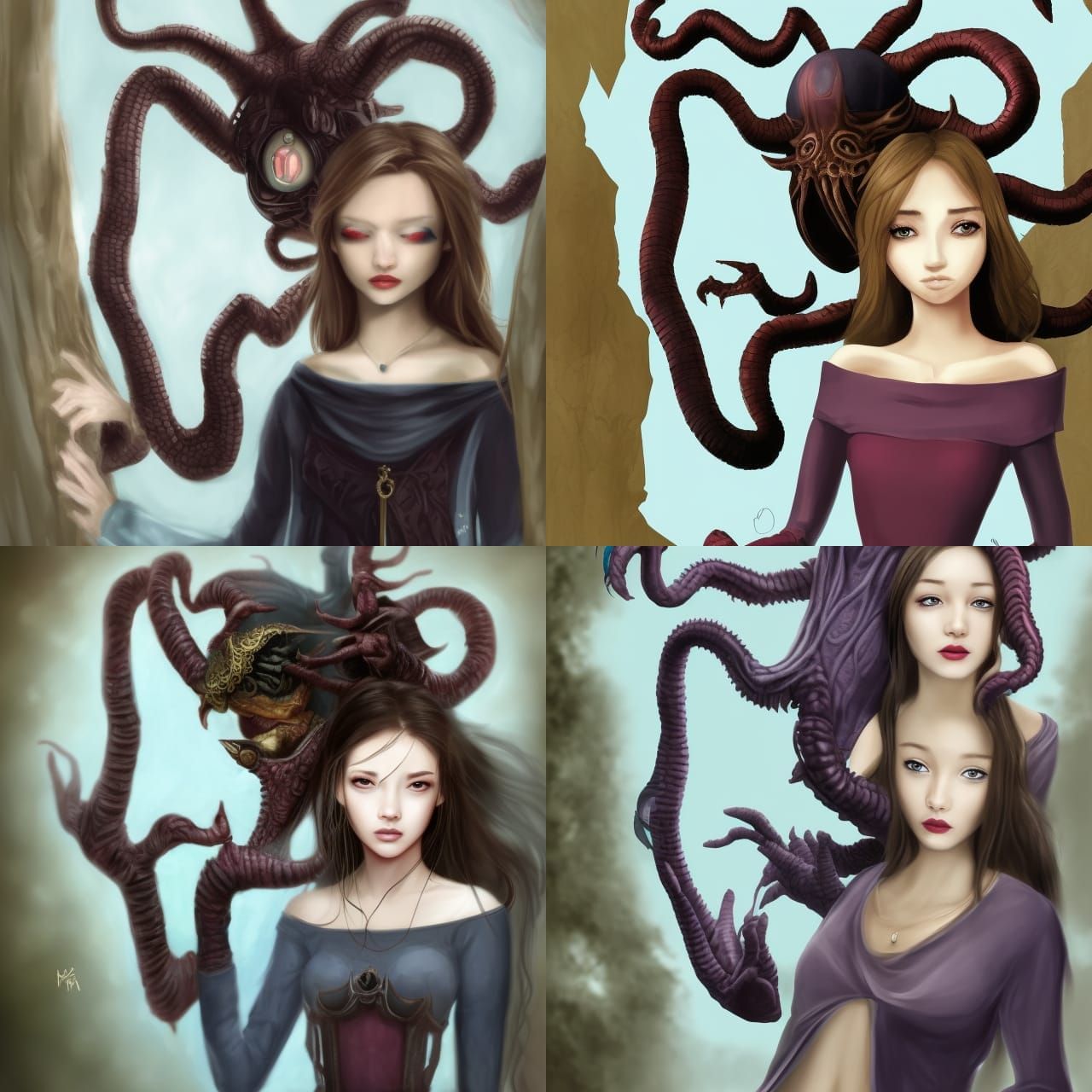 Captured Princess, Forbidden Love, mind flayer, sleepless, B...
