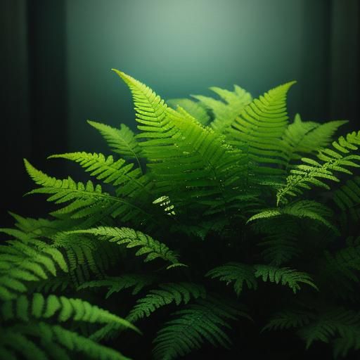 how a fern blooms