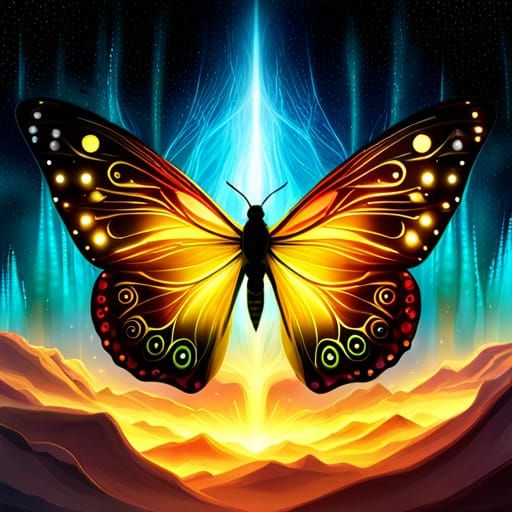 Glowfly - AI Generated Artwork - NightCafe Creator