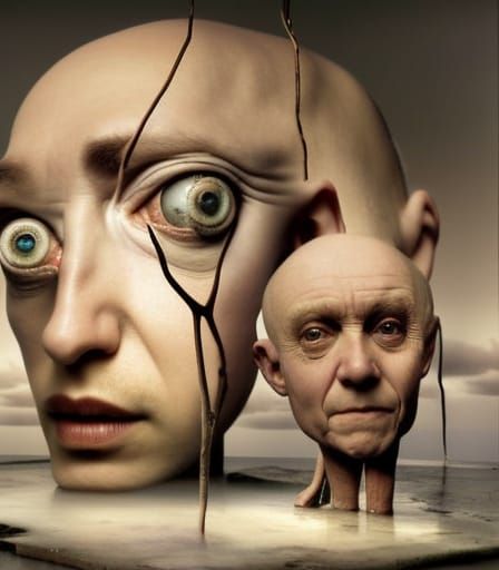 Surreal Stopmotion Worms in Dreamlike Cinema Photograph