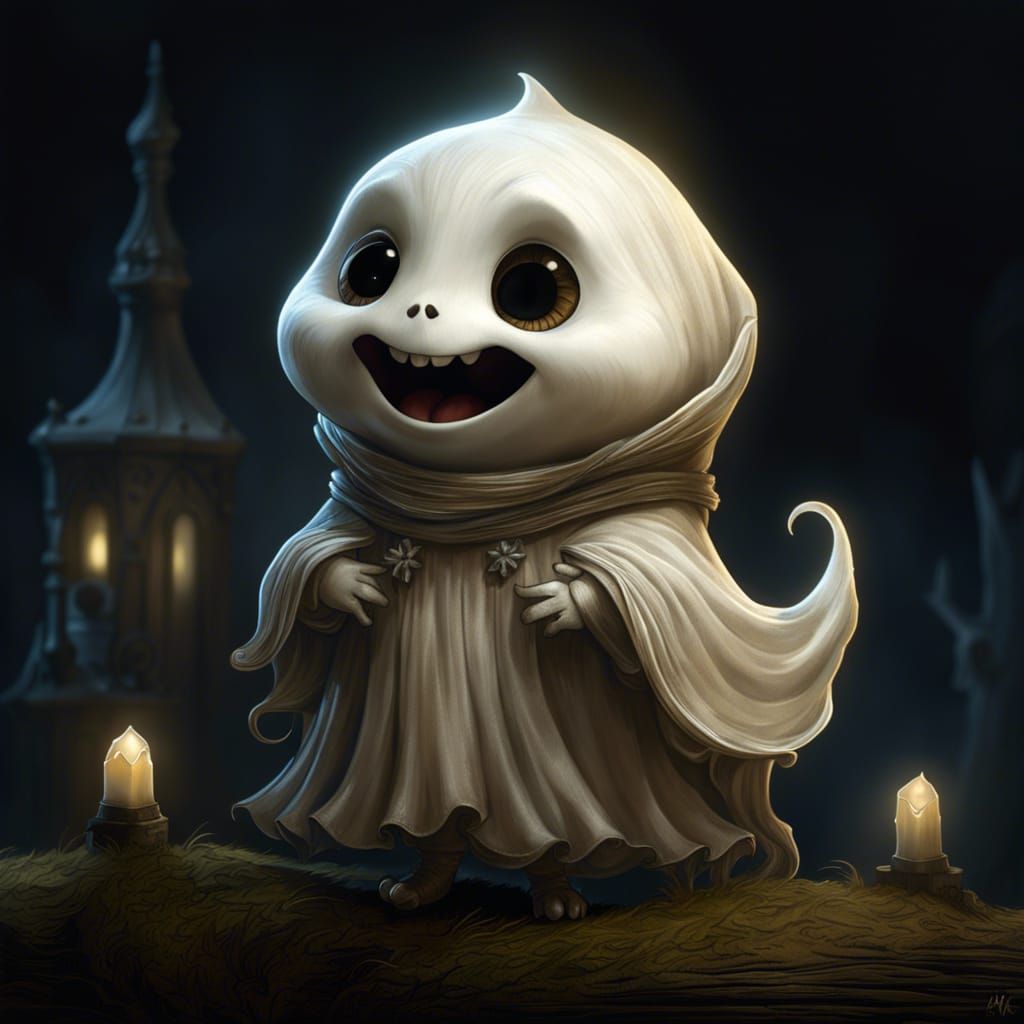 Adorable little ghost false