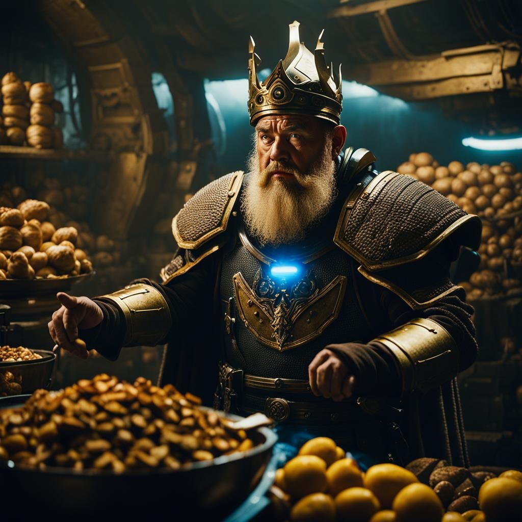 The new dwarf king, Teetoeshorter the first, creating a task...