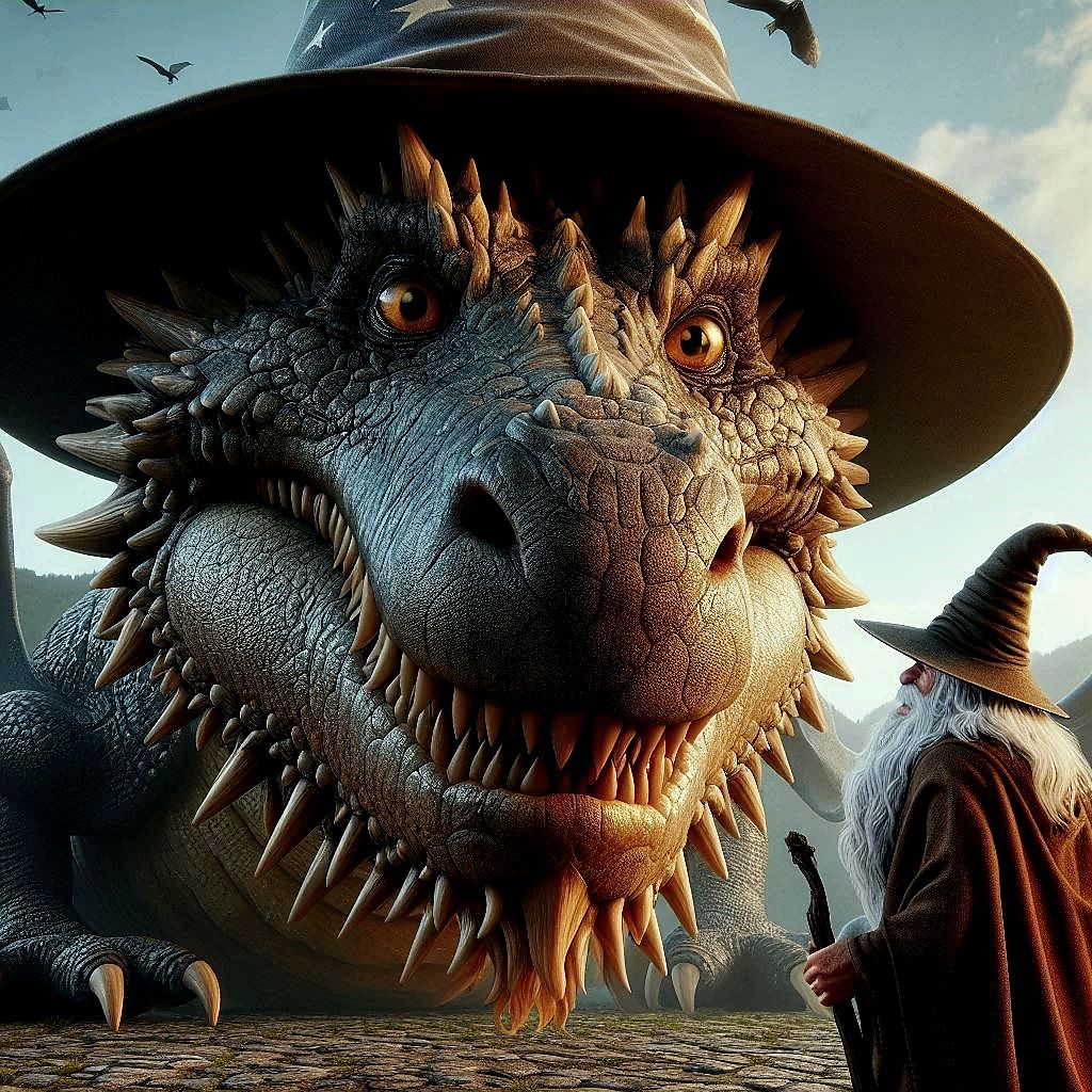 Alright already, Dragons,can be wizards...