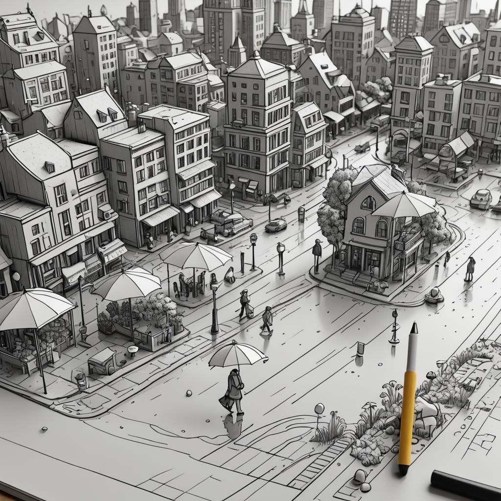 Living in a Doodle Art World  by @Kalpine