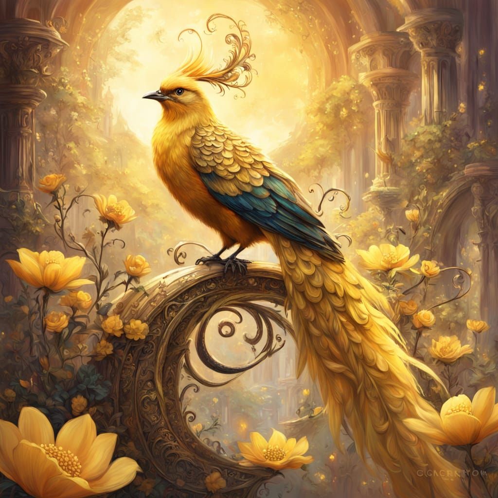 Yellow Bird   by @Sumaya Ali