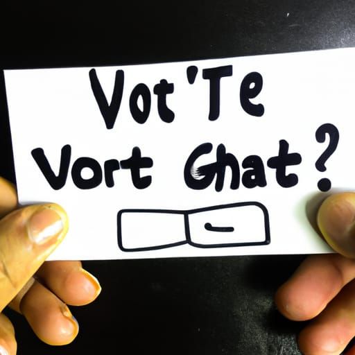 we're going to do a vote.