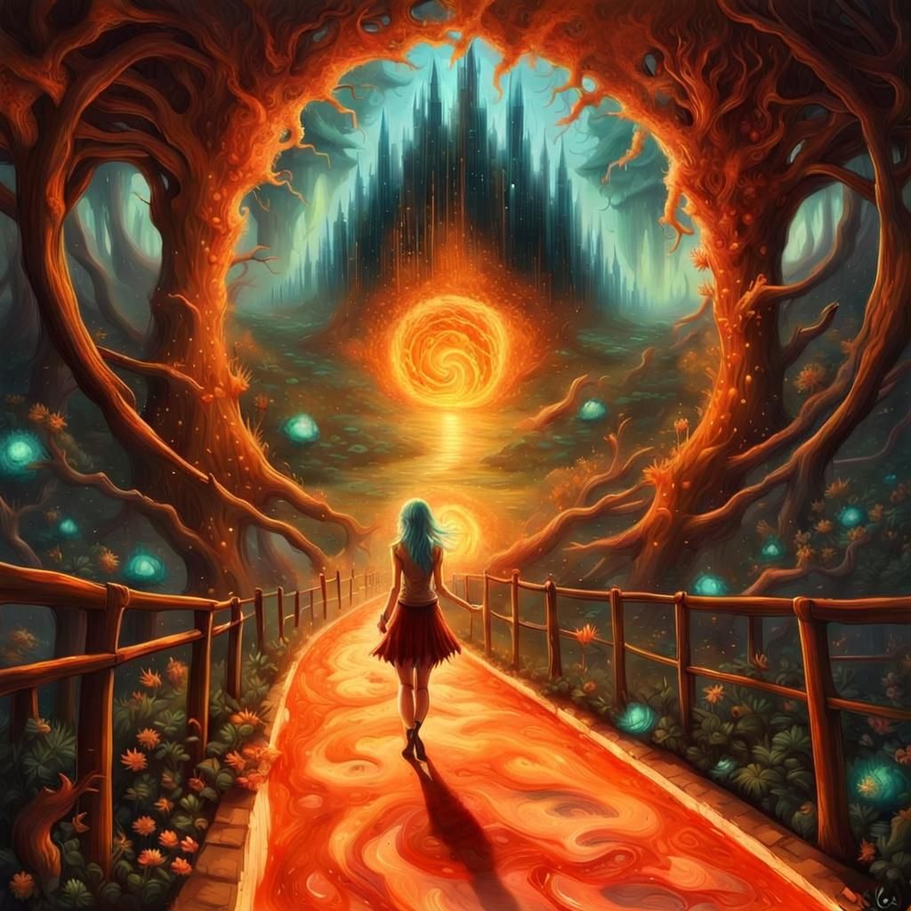 A mysterious destination  by @Crystalline