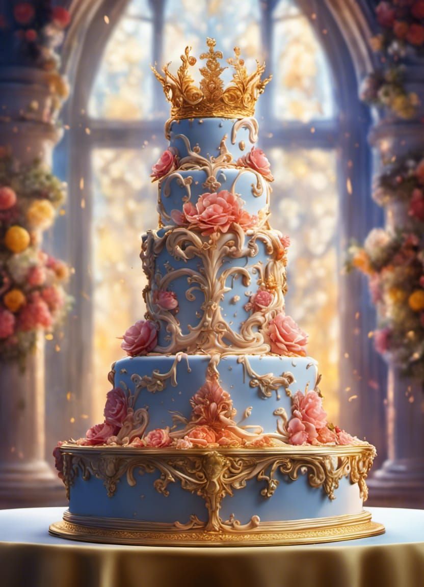 Royal Wedding Cake  by @yellowhyena