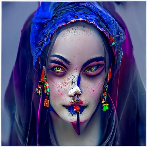 Voodoo Priestess - AI Generated Artwork - NightCafe Creator