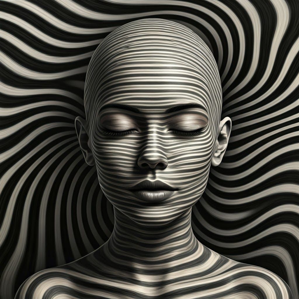 Serene In Stripes  by @NOS