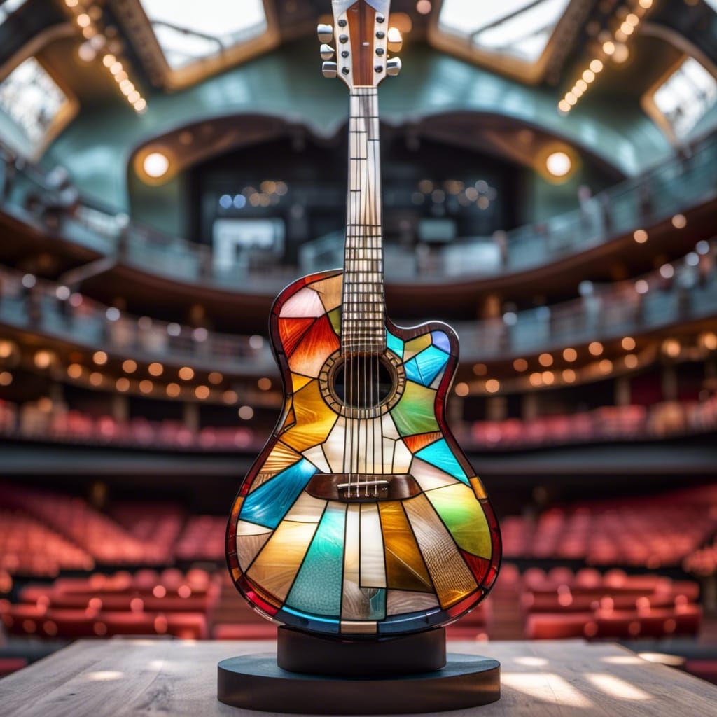 Stained Glass Guitar