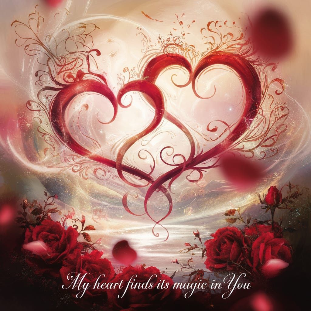 My heart finds its magic in you  by @J-P