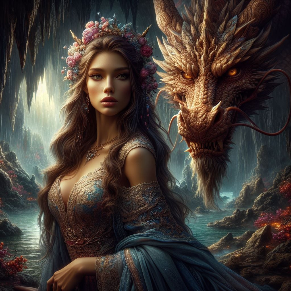 Woman in Fantasy World
