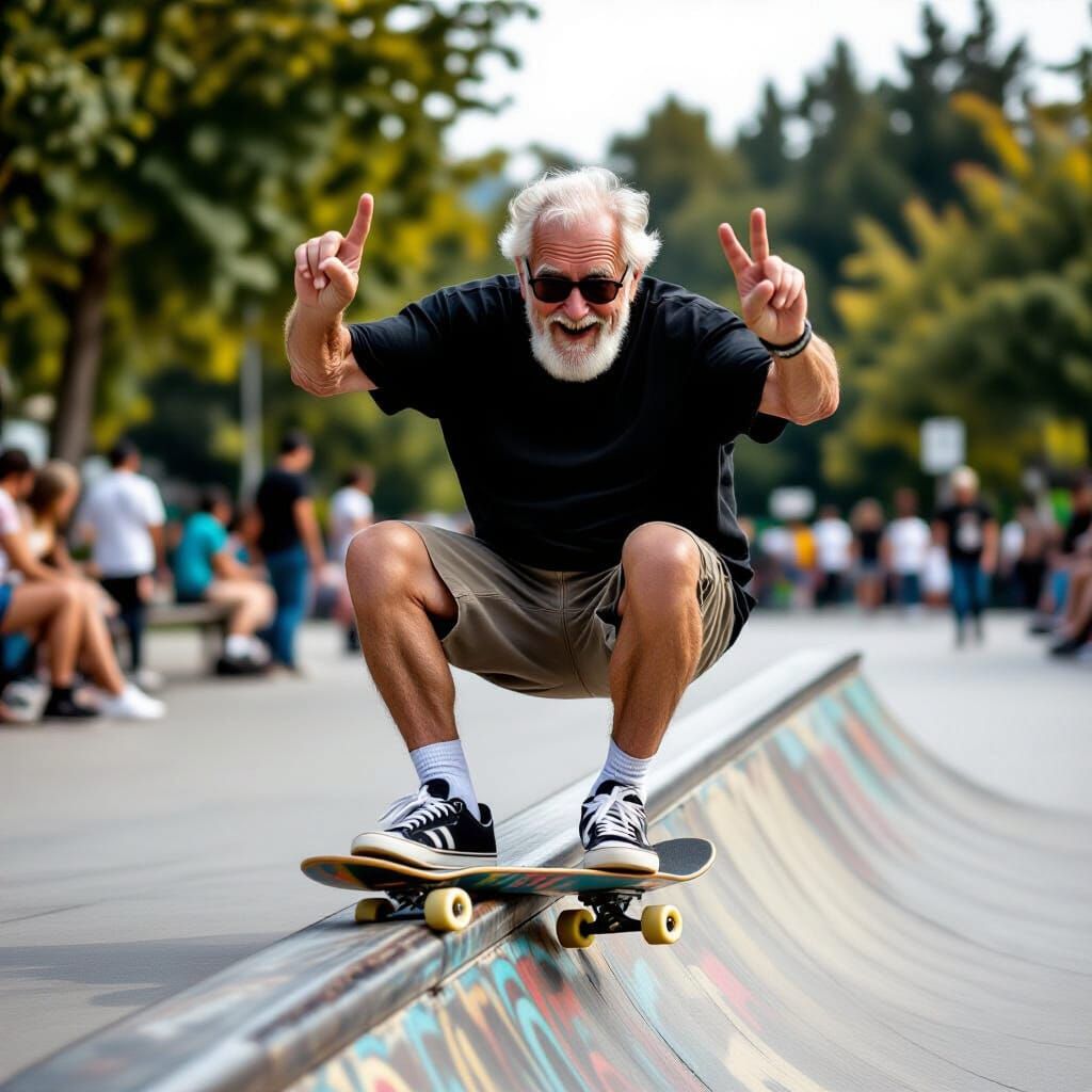 Skate-Gramps  by @dic4b