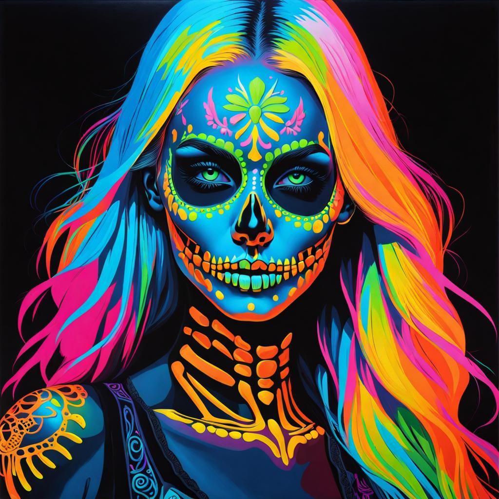 UV Portrait   by @Dontkno