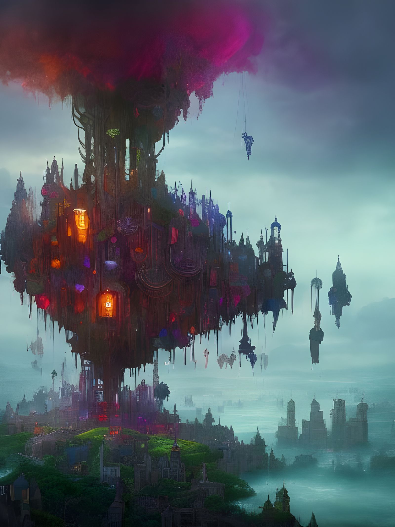 The machine in the mist, 2023
