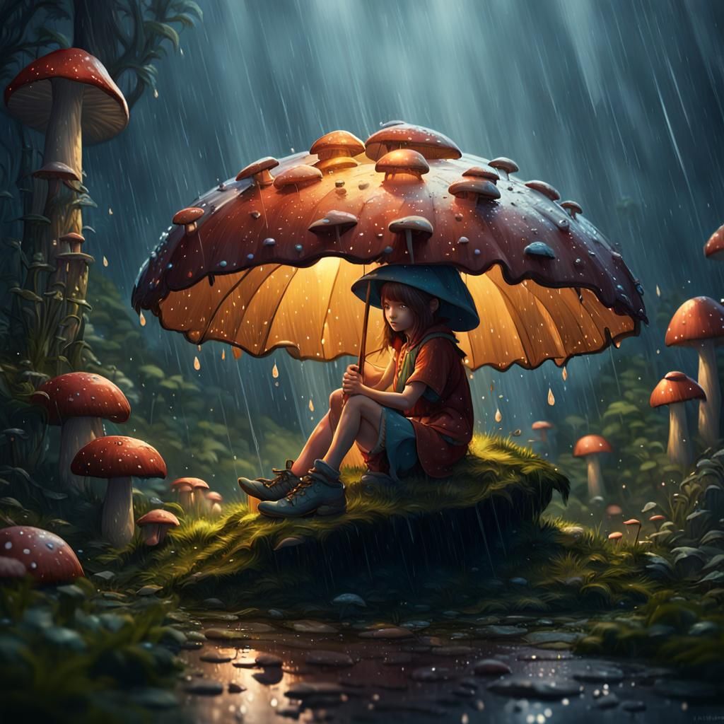 In the rain  by @Orsolya Kiss