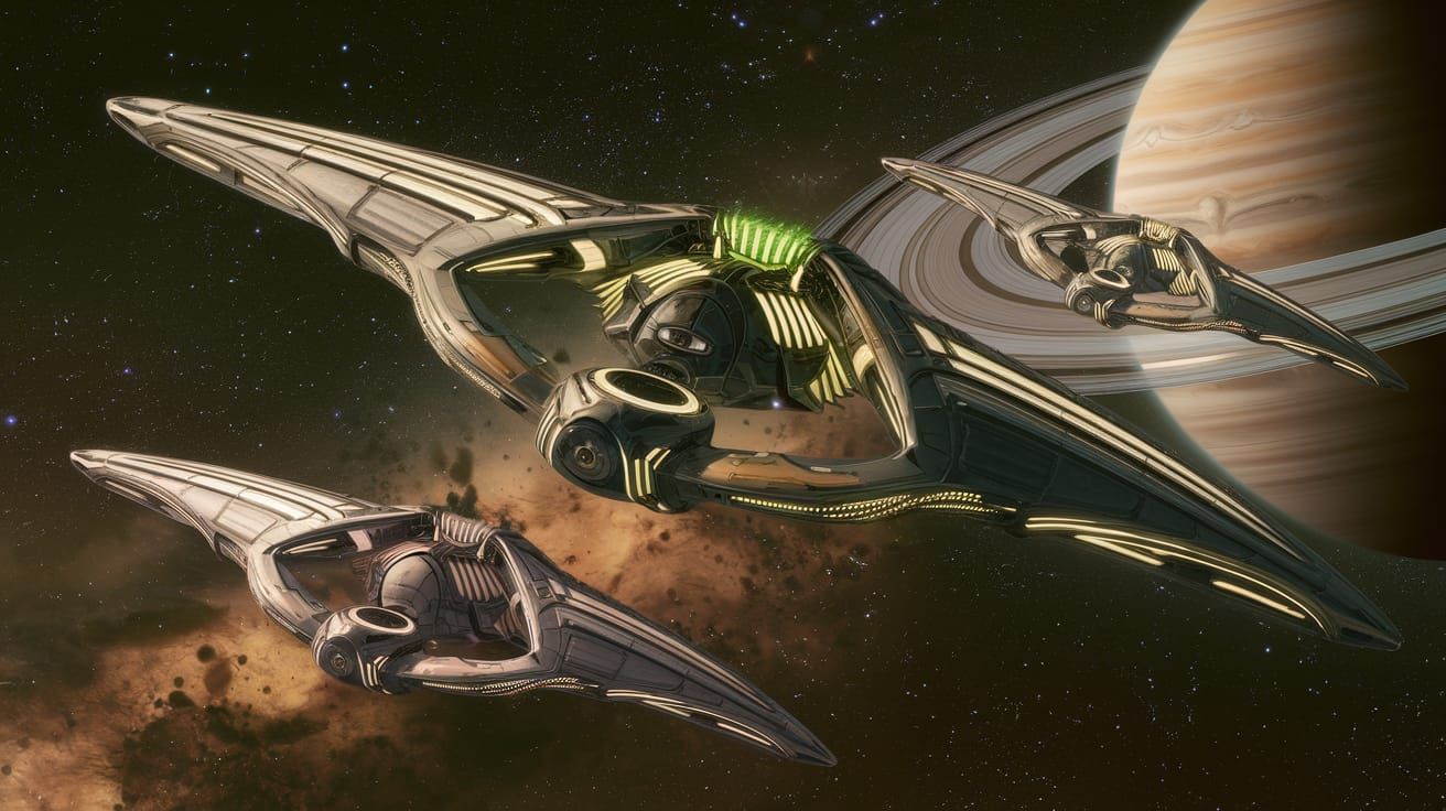 Racing Starships Of The Owl Class