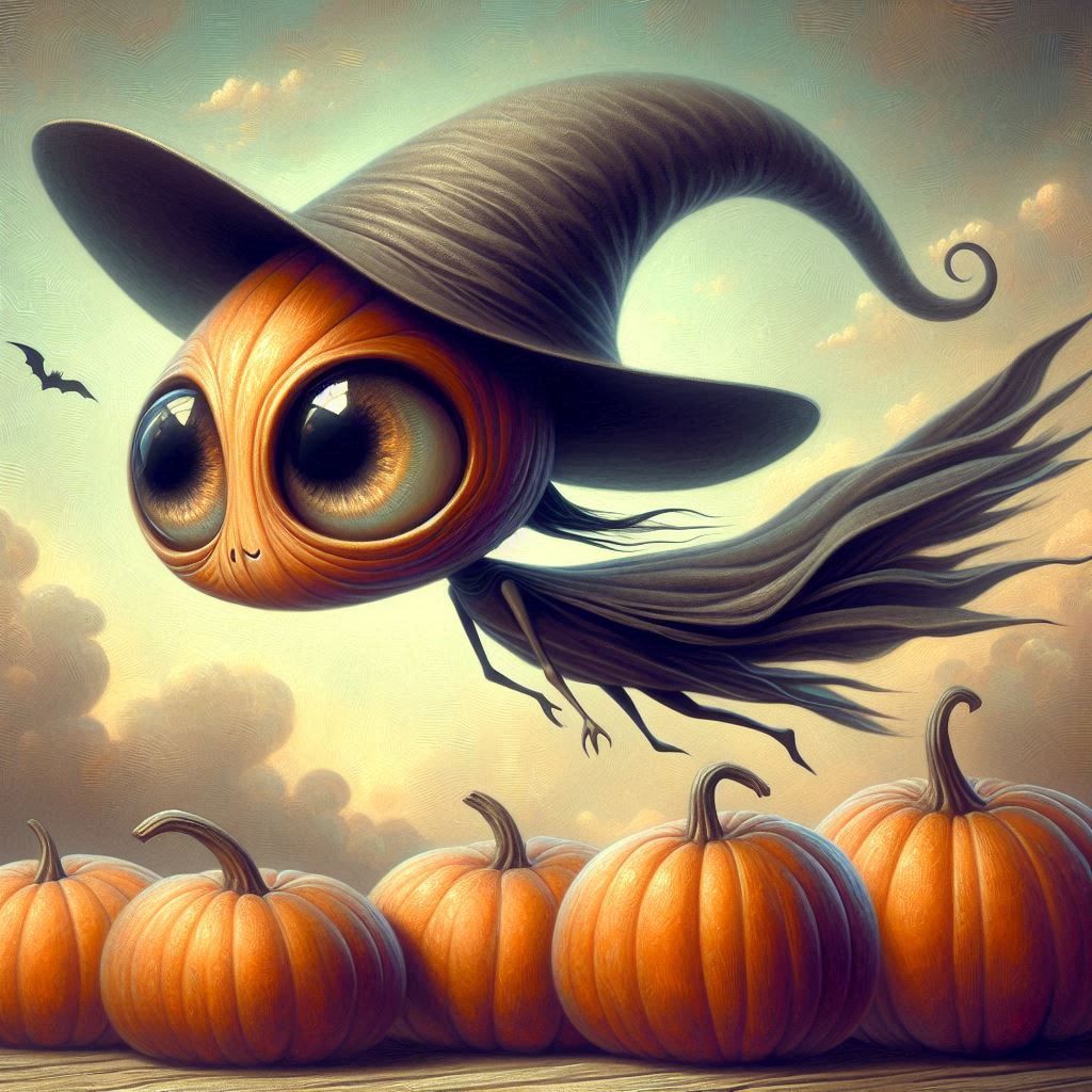 Pumpkin witch
