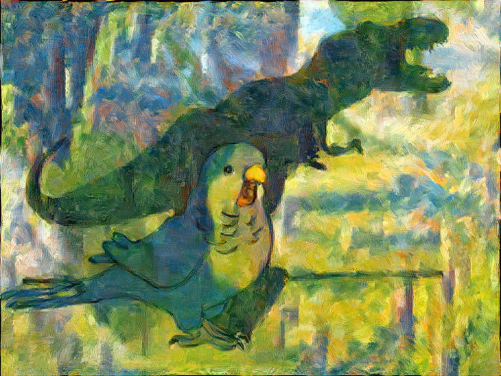 fatty parrot is a dinosaur