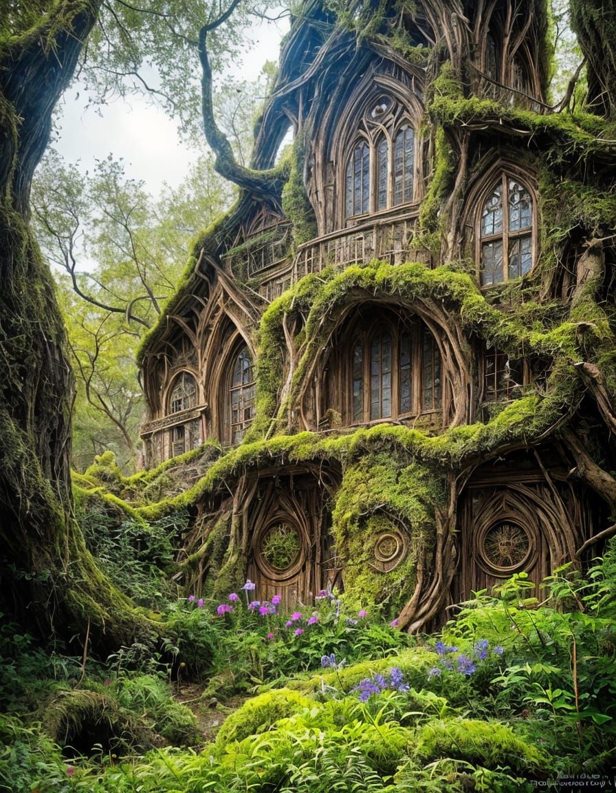 Swamp Chapel  by @Art of Art