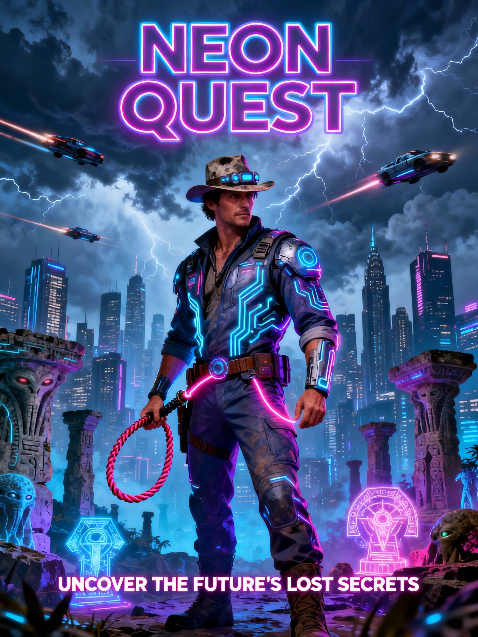 Futuristic "Indiana Jones"  by @Selenia Darkangel