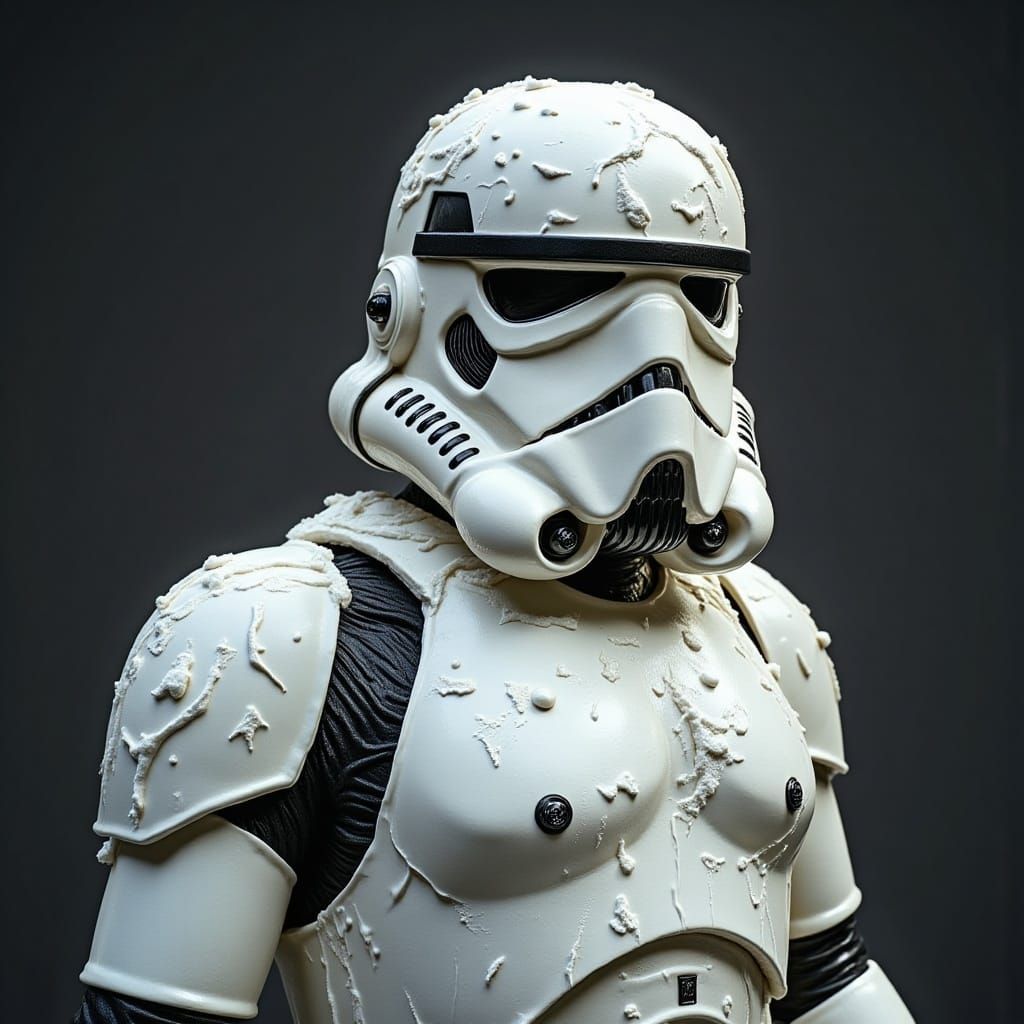  <lora:Ice Cream Flux:1.0> A stormtrooper