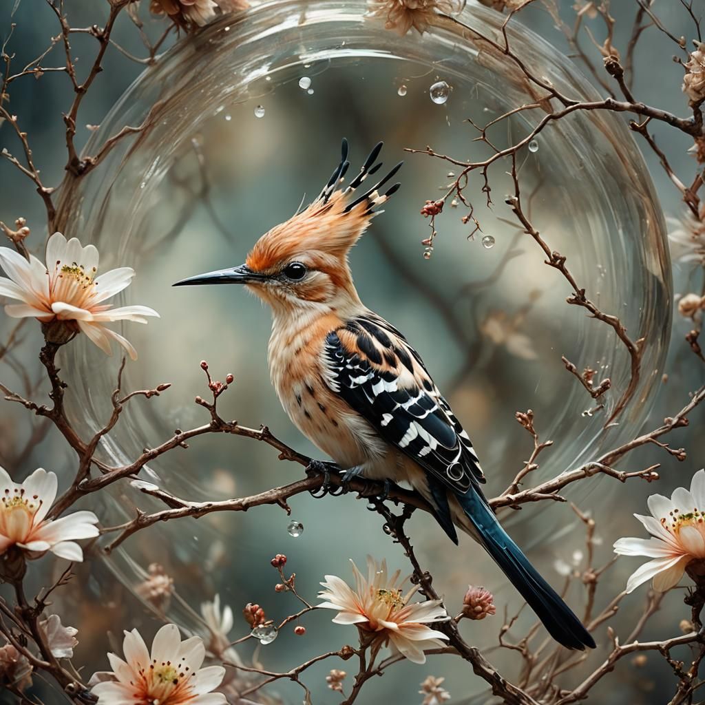  beautiful hoopoe   by @Mapont