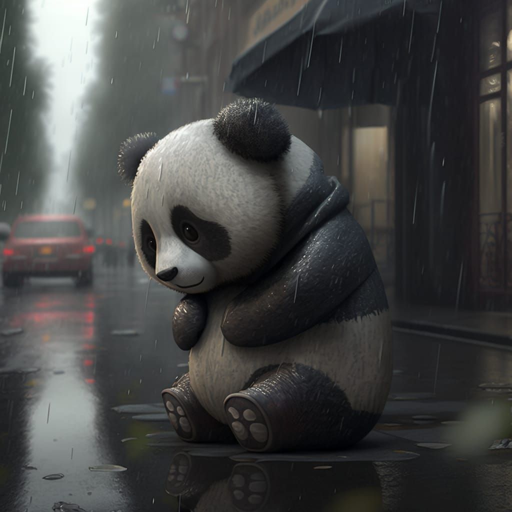 "I'm trying to be happy each day despite my circumstances." - Sad Panda