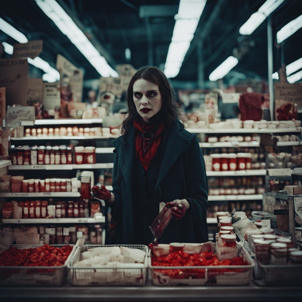 Shopping for blood   by @Tangled Serendipity