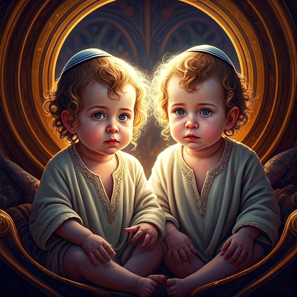 Cherubic Infants in Ornate Fantasy Setting