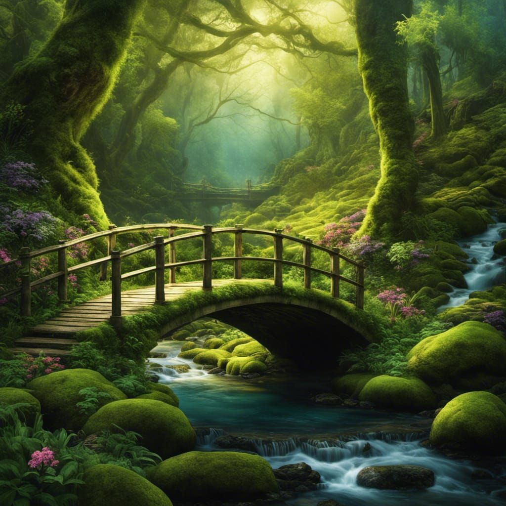 Forest Bridge  by @LD