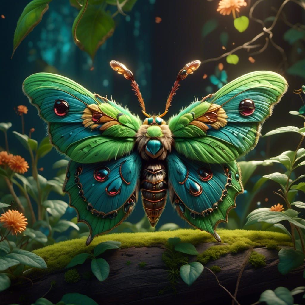 Luna moth 3