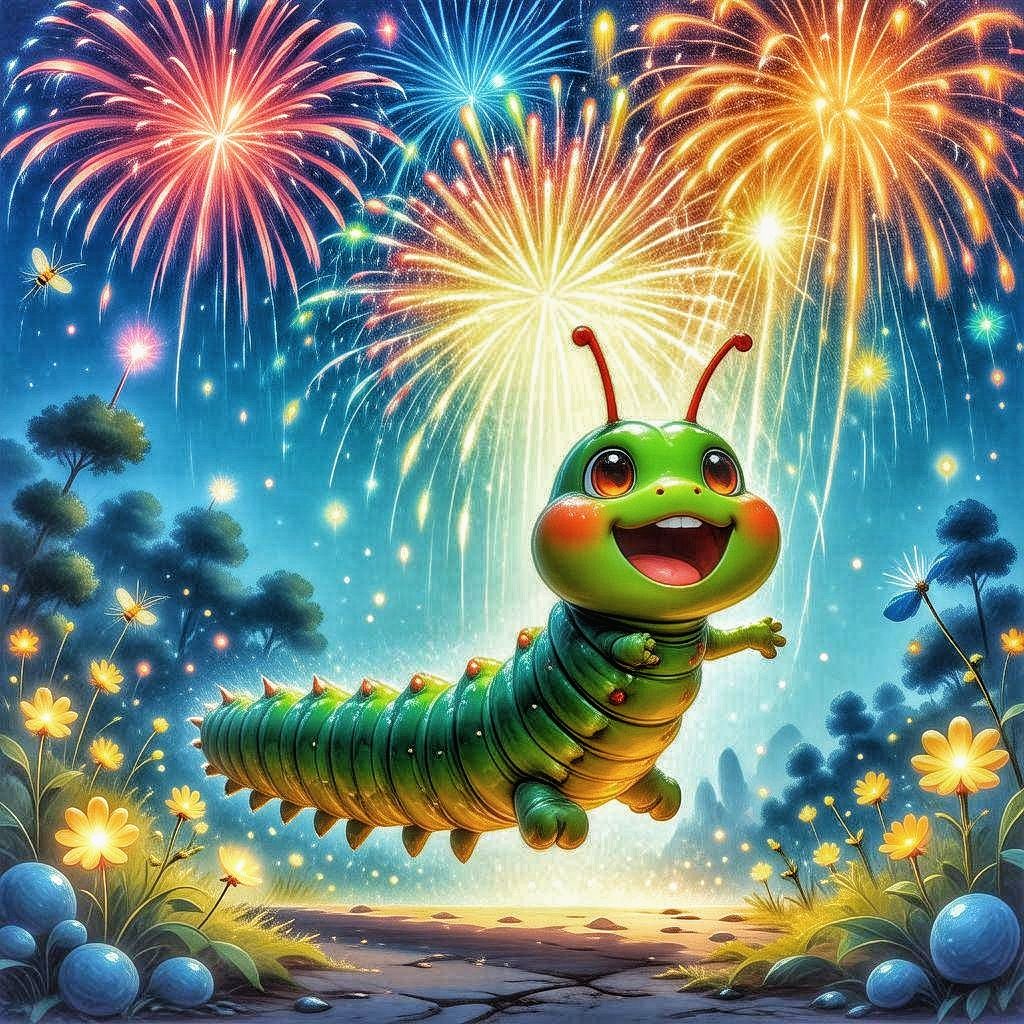 Excited Caterpillar 3