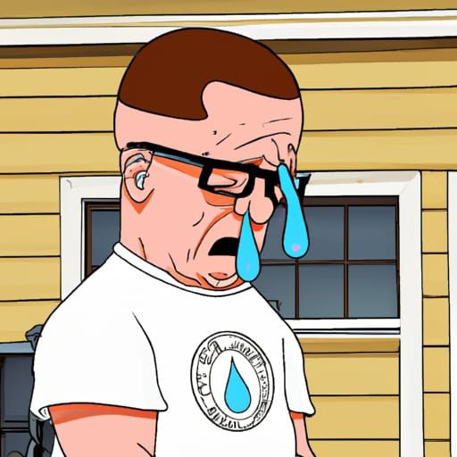 Hank Hill crying because the governor outlawed propane, intr...