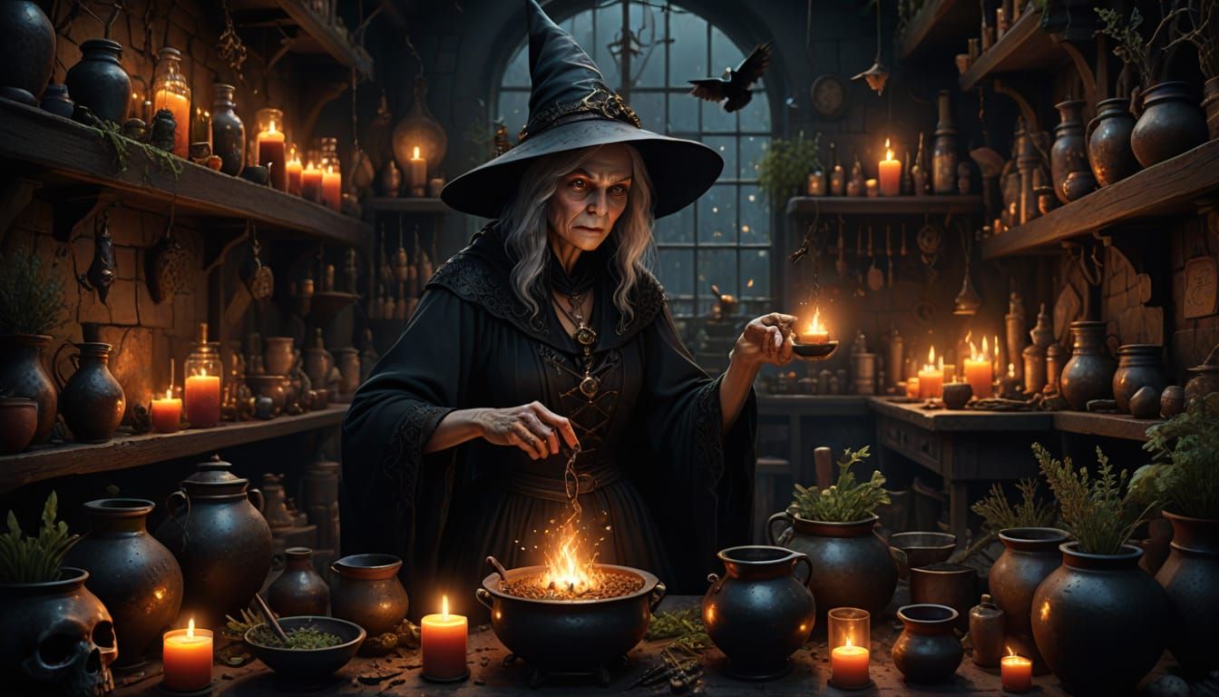 Witches Room  by @nixxxnutz