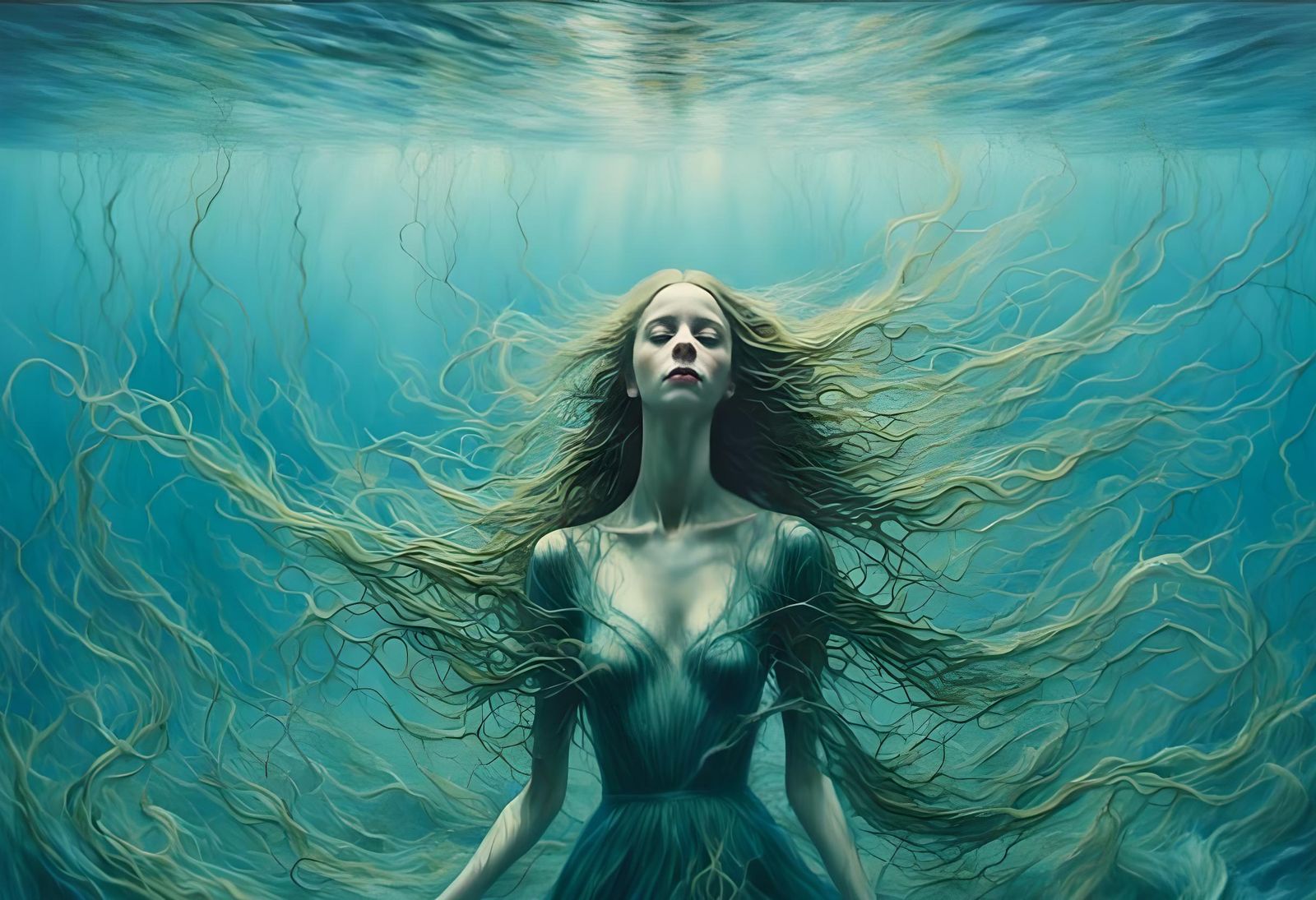 Surreal Sargasso Sea: A Lucid Underwater Dream