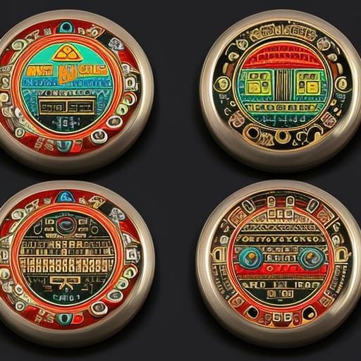 rock tan three button classic retro console videogame button...
