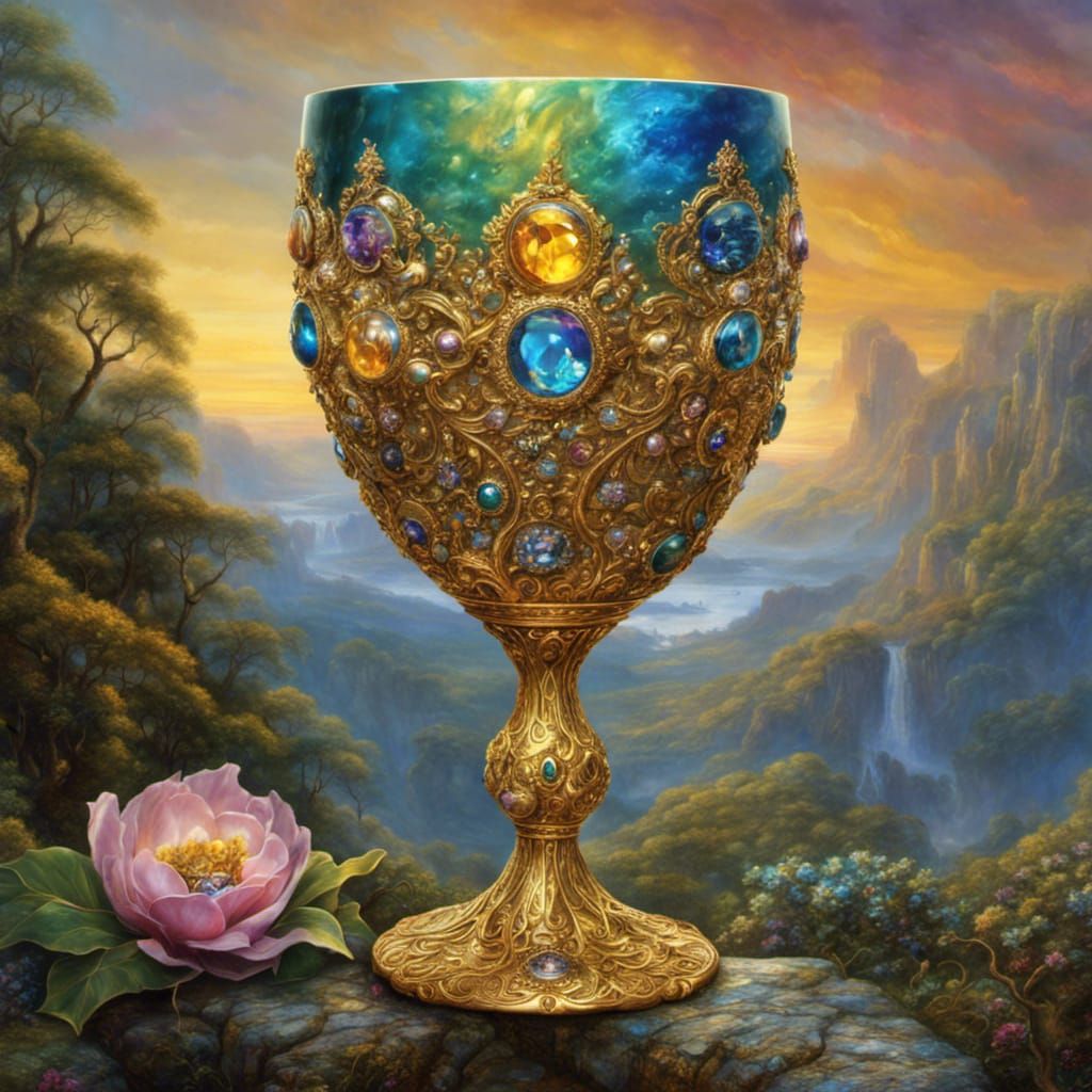 Golden Goblet - AI Generated Artwork - NightCafe Creator