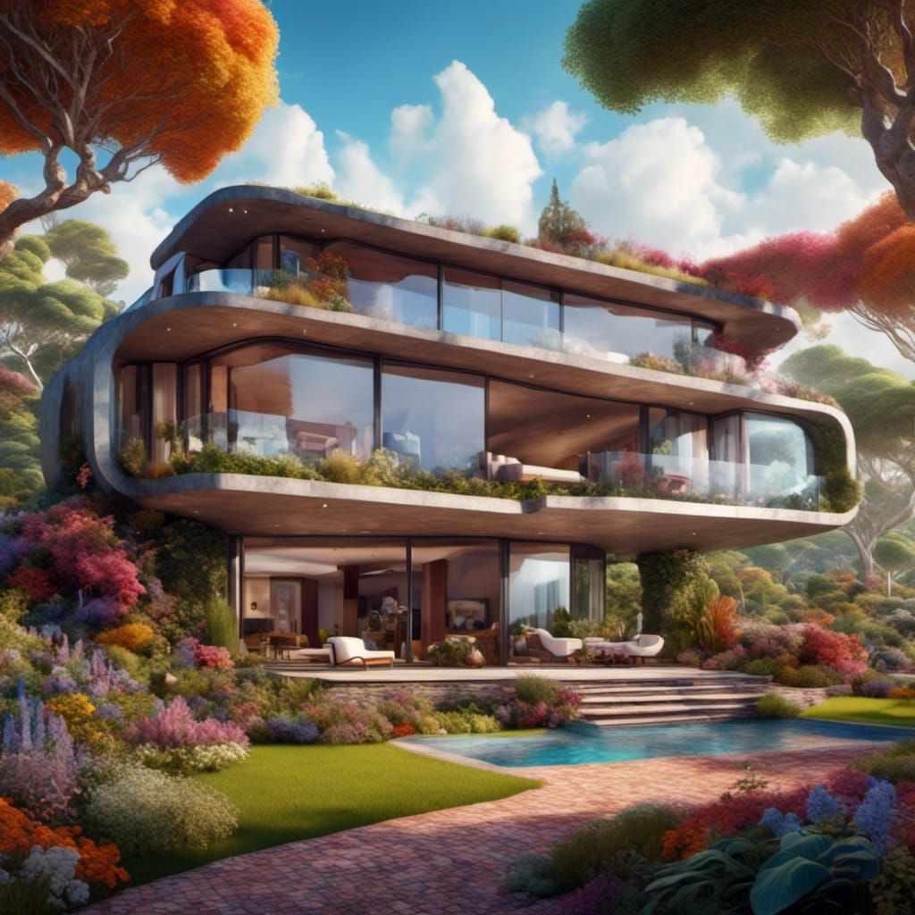 Retrofuturistic Houses: A Vision of 1960s and 2030s Architec...